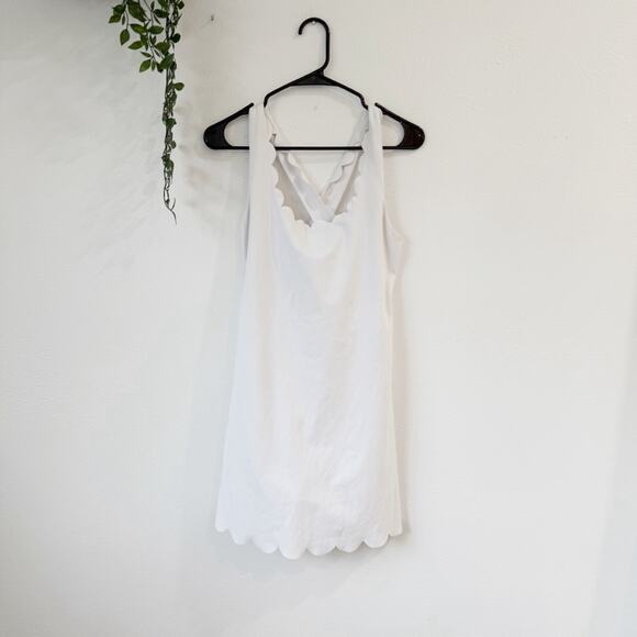 J. Crew Scalloped Active Dress Sz M - Picture 2 of 6